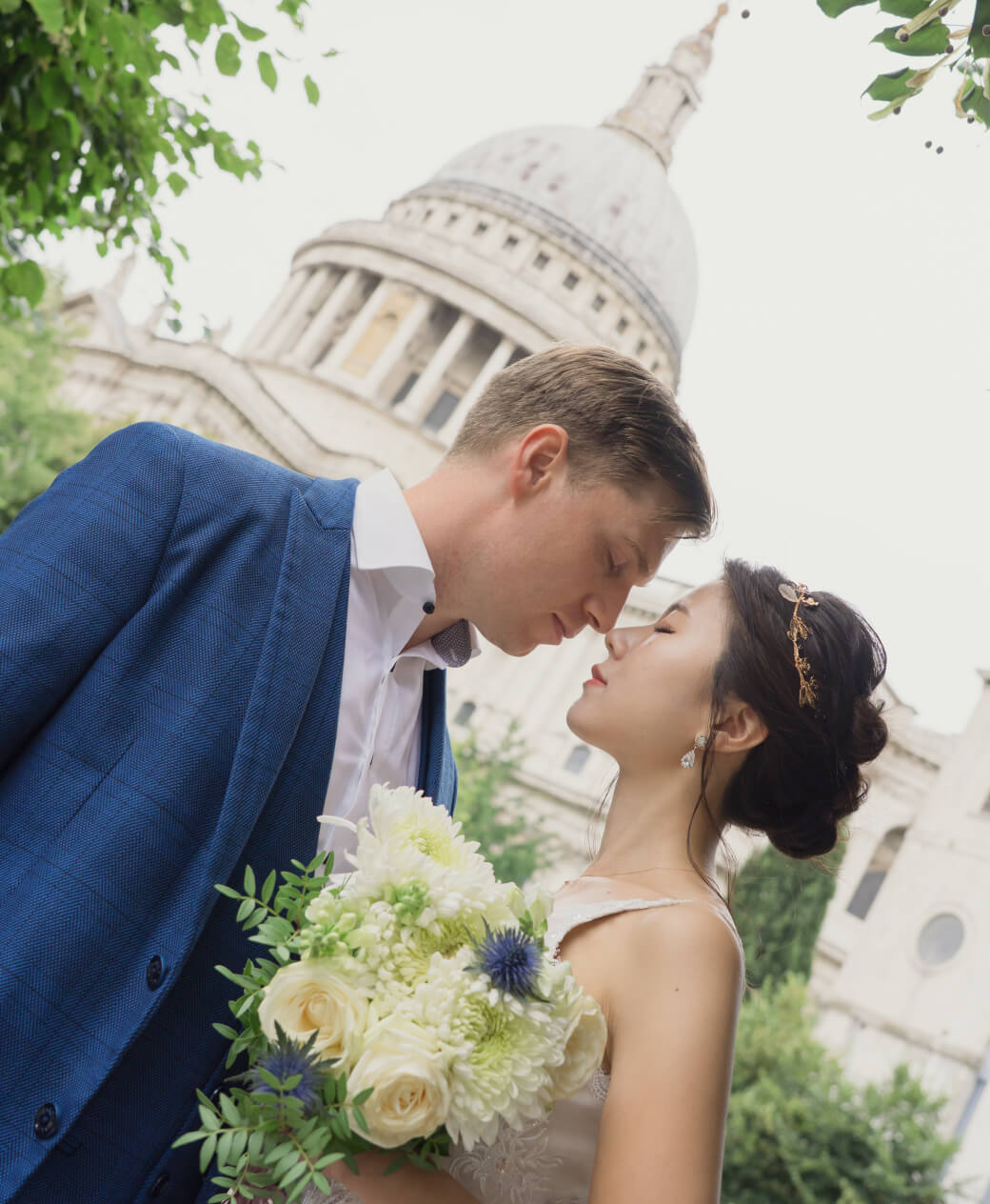 ヨーロッパ・ウェディングフォト(セントポール大聖堂)