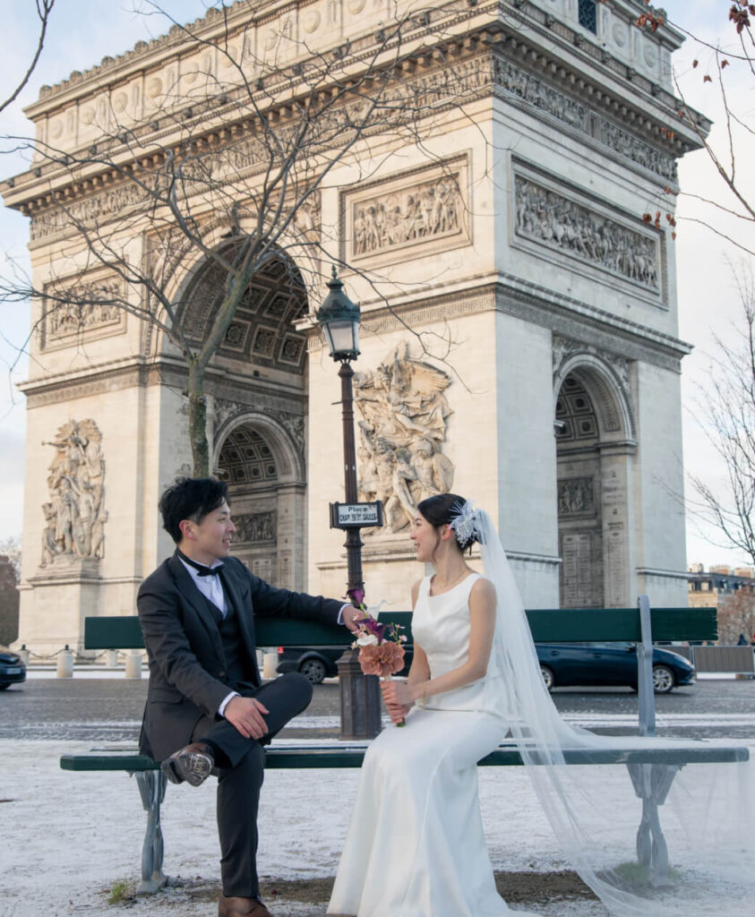 凱旋門 ウェディングフォト