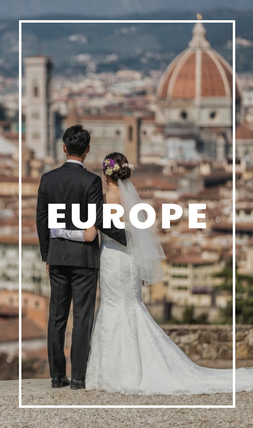 ヨーロッパウェディングフォト・前撮り・後撮り